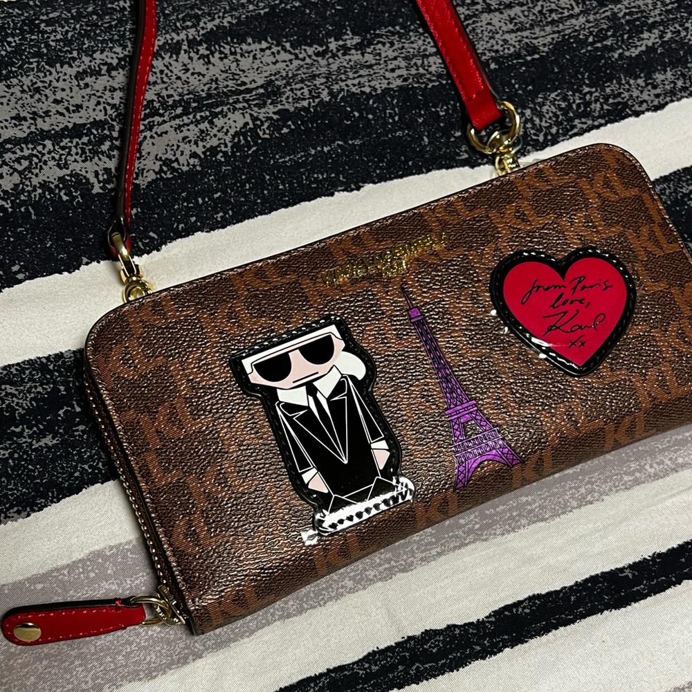 Karl Lagerfeld Crossbody Wallet